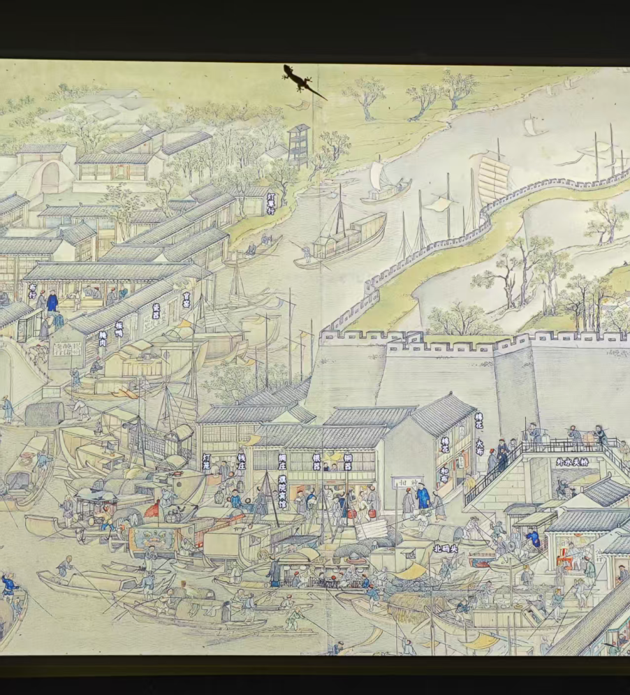 随手拍了一部分,上面趴了一个壁虎